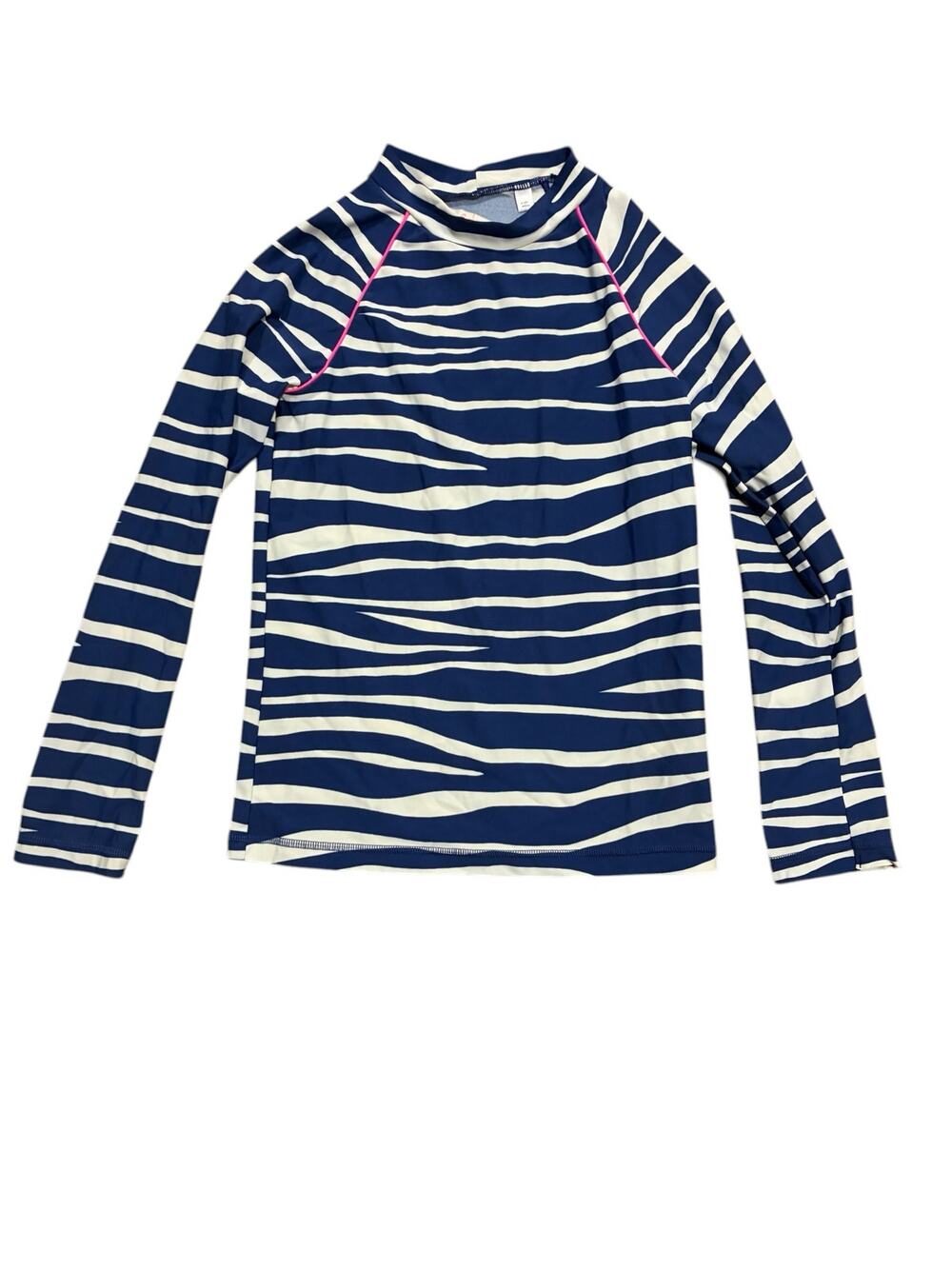 Boden Girls Sunsafe Patterned Rash Guard Swimsuit